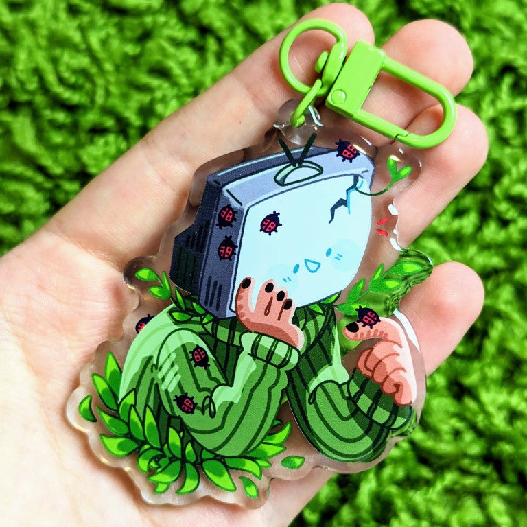 TV Friend Acrylic Keychain