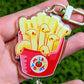 Snake Snack Fast Food Dangling Keychains