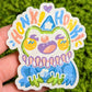 Clown Frog Stickers