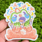 Clown Frog Stickers