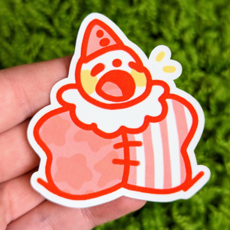 Cute Lil Clown Stickers