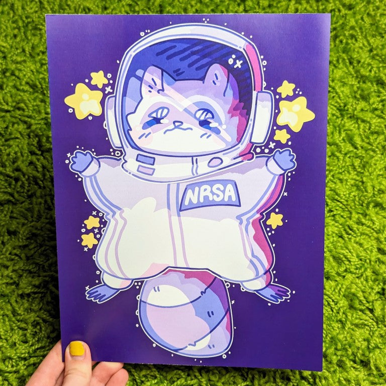 Space Raccoon Prints