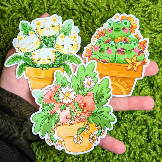 Potted Pets V1 Stickers