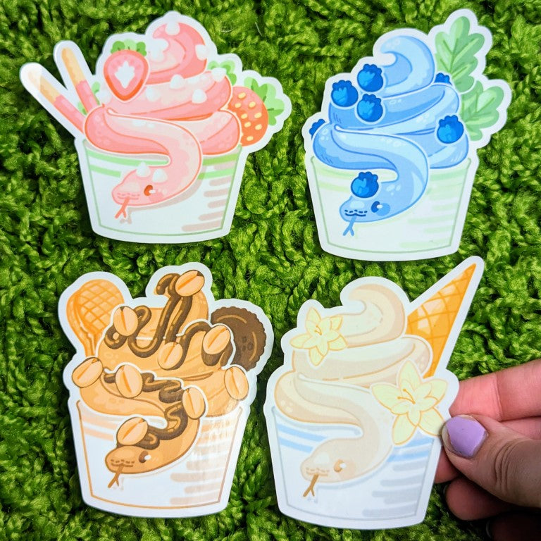 Snake Yogurt Stickers Blind Bag Series 3