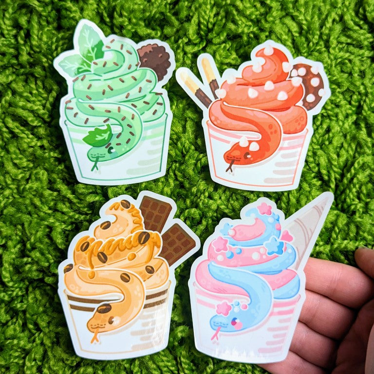 Snake Yogurt Stickers Blind Bag Series 3