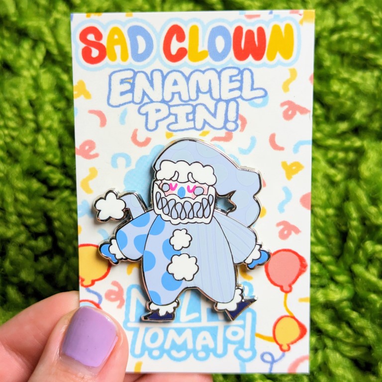 Sad Clowns Enamel Pins