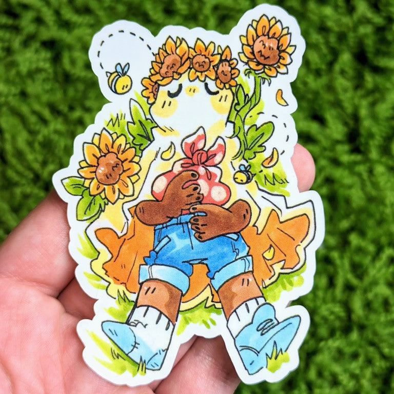 Sunflower Ollie Ghost Stickers
