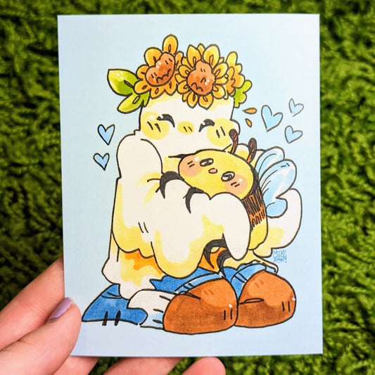 Sunflower Ollie Ghost Mini Prints