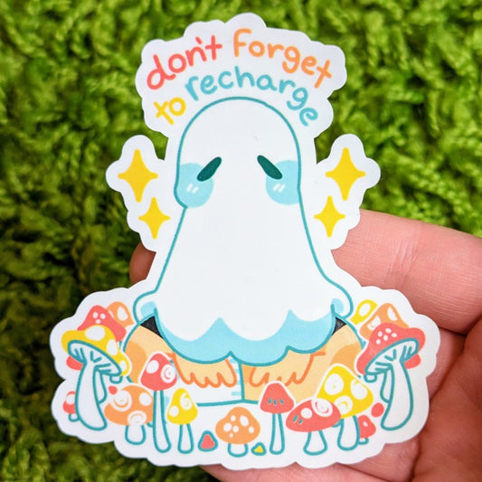 Recharge Ghost Sticker