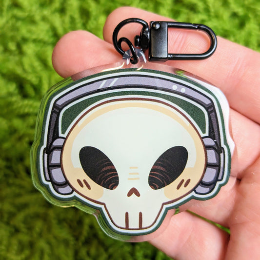 Cade Skull Acrylic Keychain