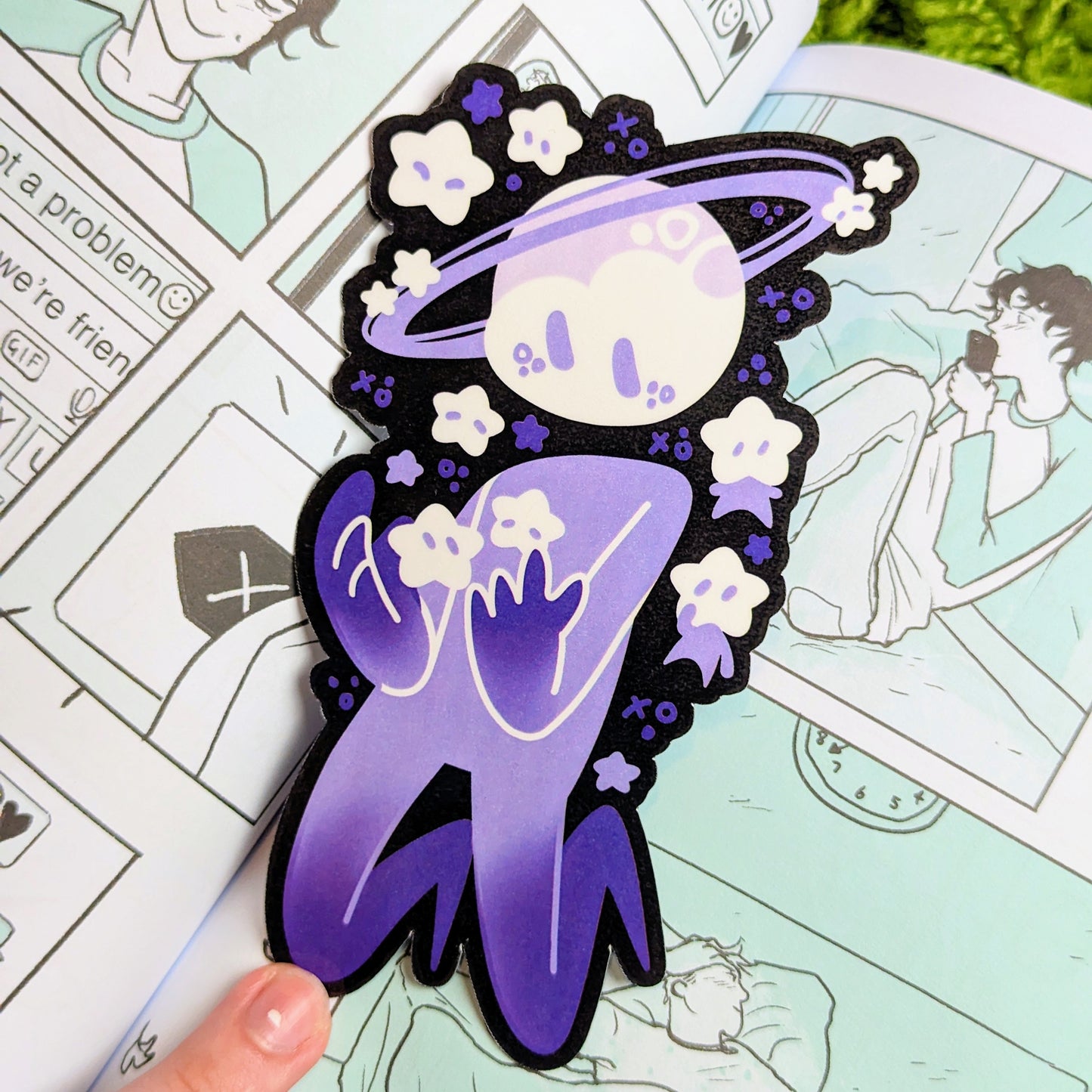 Planet Person With Star Babies Bookmark
