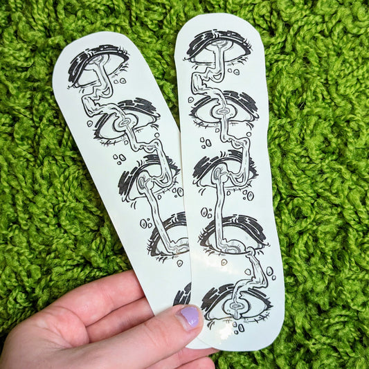 Long Dripping Eyes Temporary Tattoos