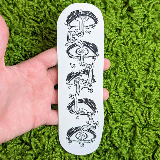 Long Dripping Eyes Temporary Tattoos