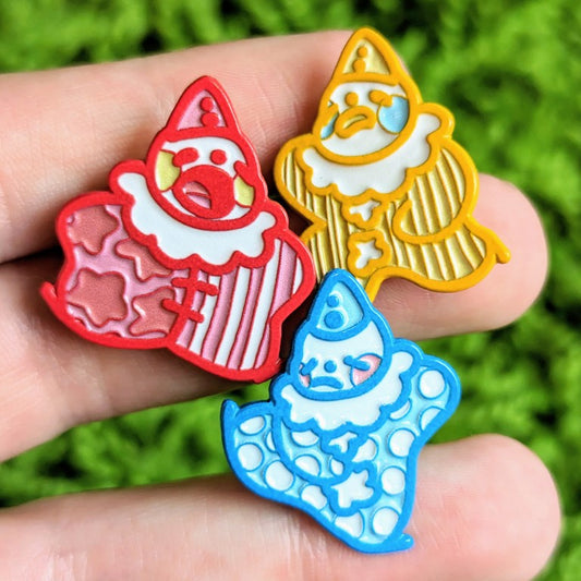 Cute Lil Clown Enamel Pins