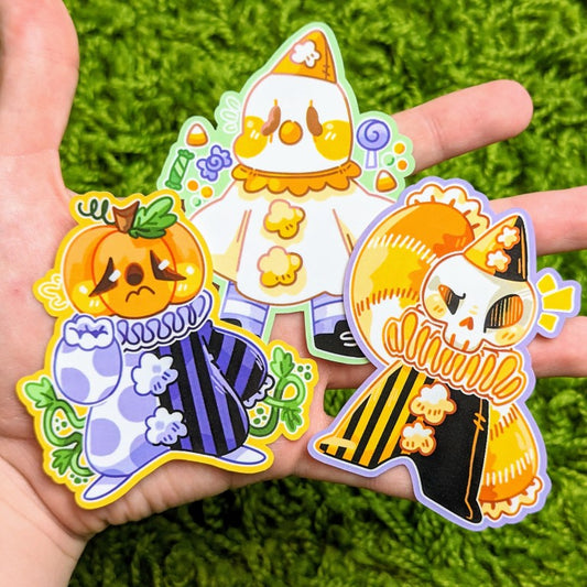 Halloween Clown Stickers