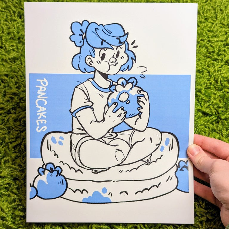 Cute Breakfast Doodle Prints