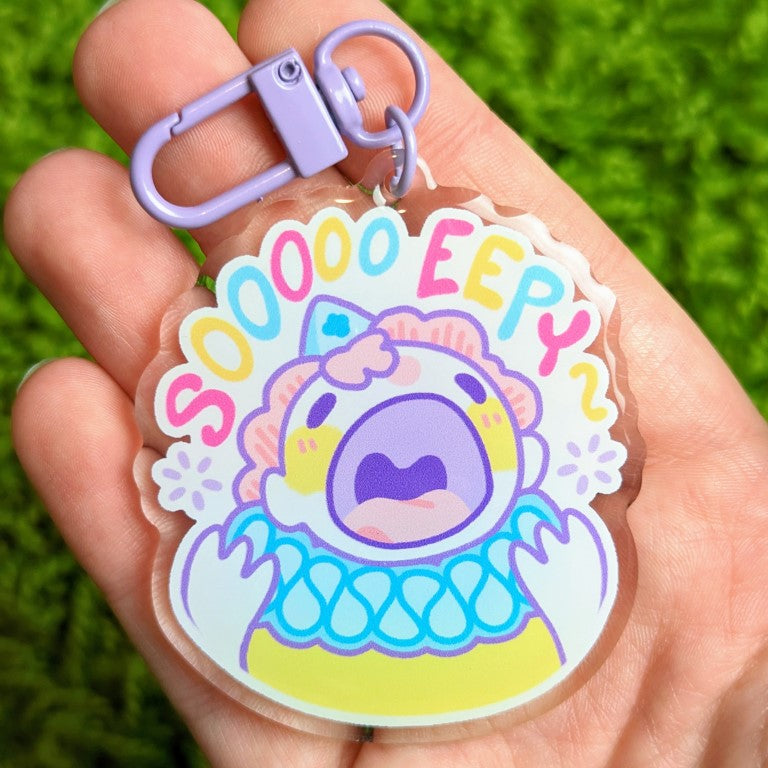 Eepy Clown Acrylic Keychain