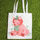 Tomato Teddy Bear Tote Bag