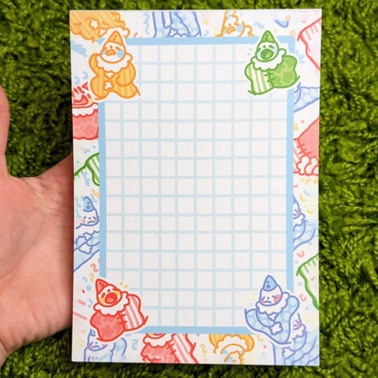 Silly Clown Memo Pads