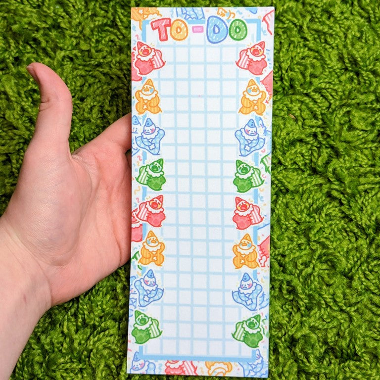 Silly Clown Memo Pads