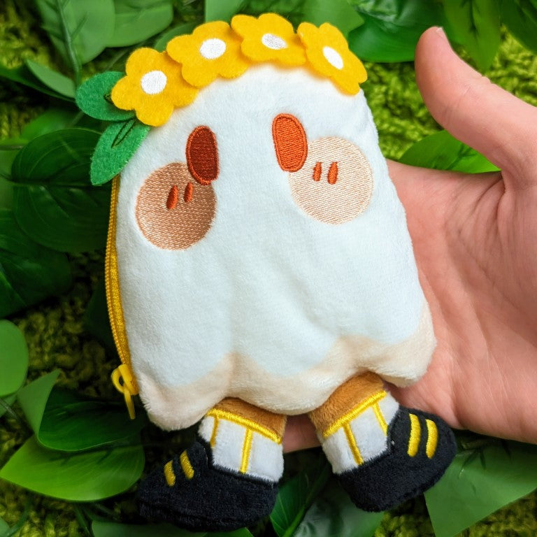 Ghost Plush Pouch Keychains!