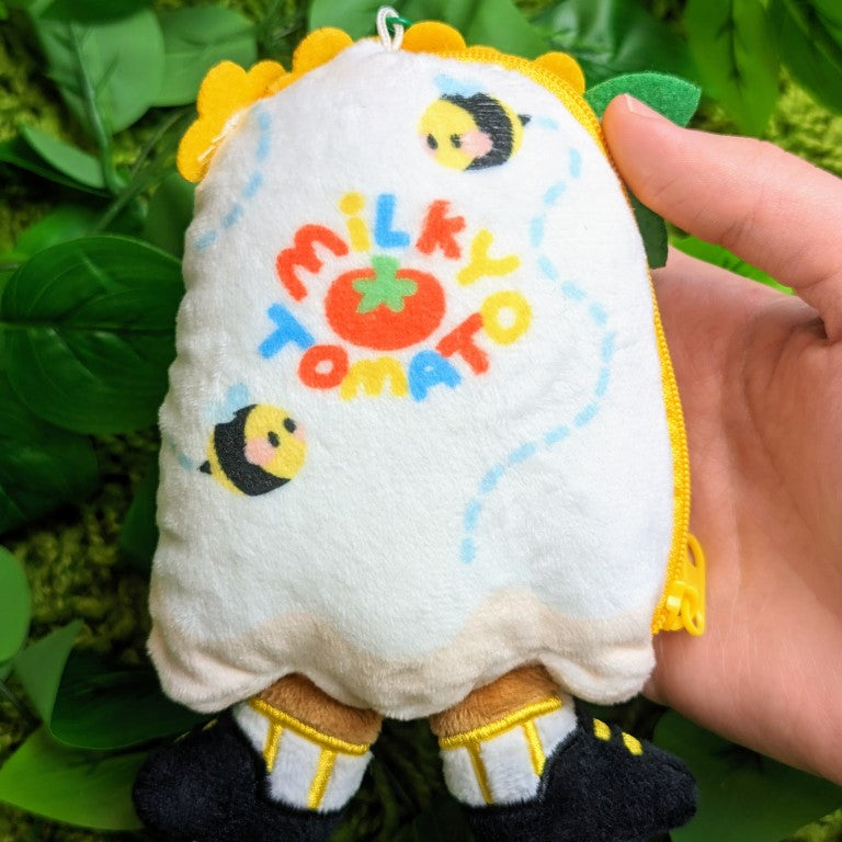 Ghost Plush Pouch Keychains!