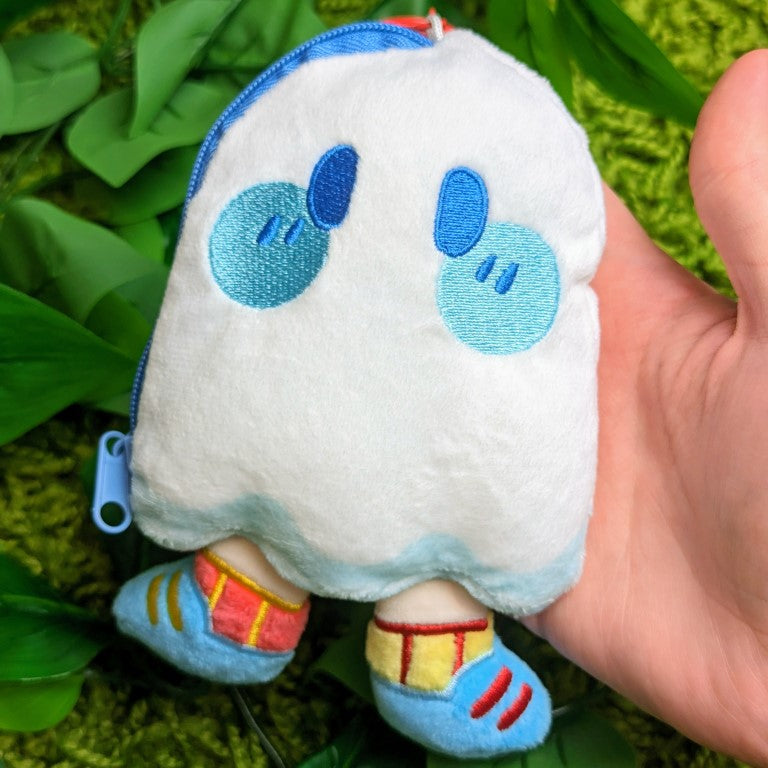 Ghost Plush Pouch Keychains!