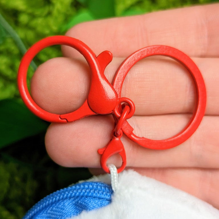 Ghost Plush Pouch Keychains!