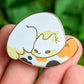 Cute Ghost Cat Enamel Pins