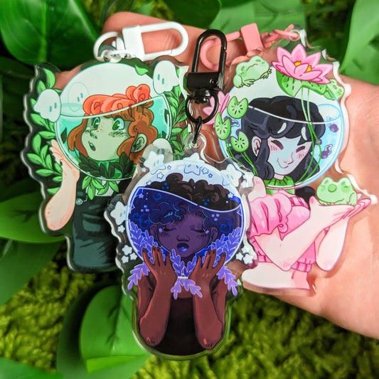Fishbowl Cutie Keychains