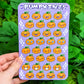 Pumpkin Emote Sticker Sheet
