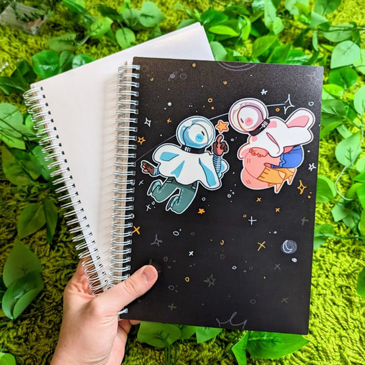 Space Ghosts Duo Large Reusable Sticker Book