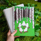 Forest Circle Ghosts Large Reusable Sticker Book