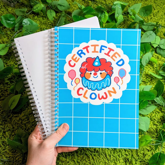 Certified Clown Large Reusable Sticker Book