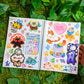 Forest Peaking Ghost Large Reusable Sticker Book