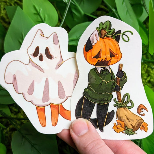 Halloween Cat Temporary Tattoos