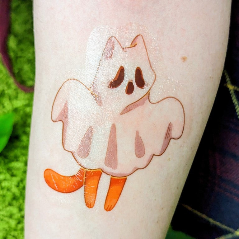 Halloween Cat Temporary Tattoos