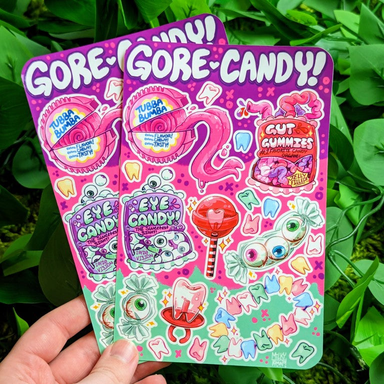 Gore Candy Sticker Sheet