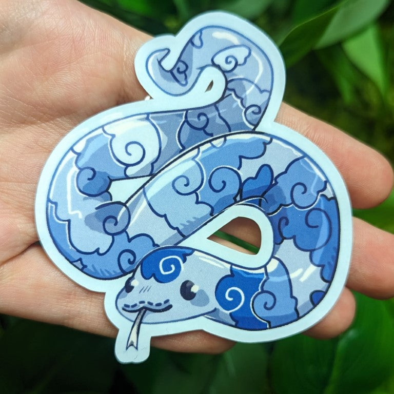 Tanky Snake Sticker Colored Tattooed Snakes Stickers | Milky Tomato