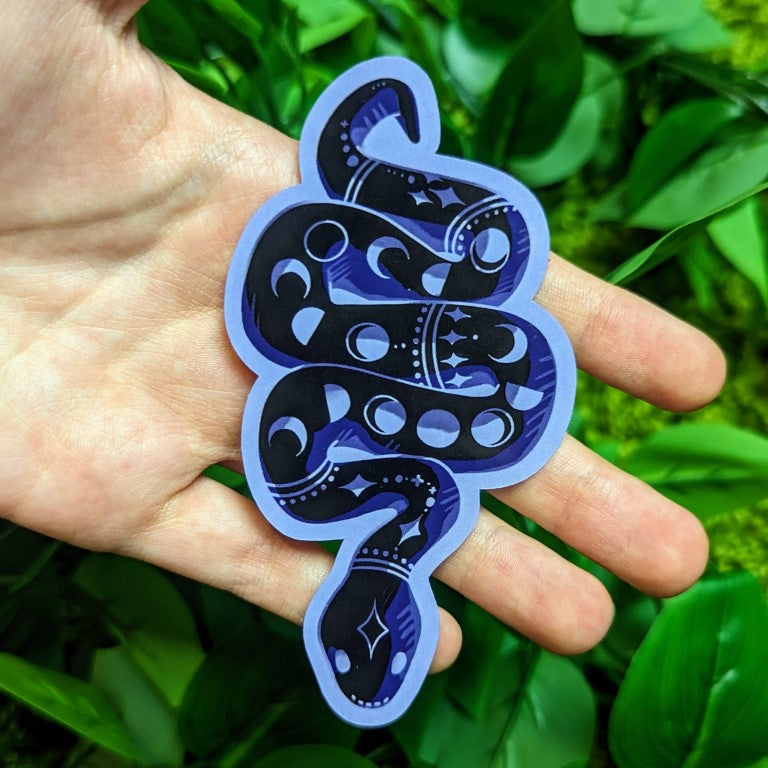 Colored Tattooed Snakes Stickers