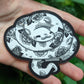 Black and White Tattooed Snake Stickers