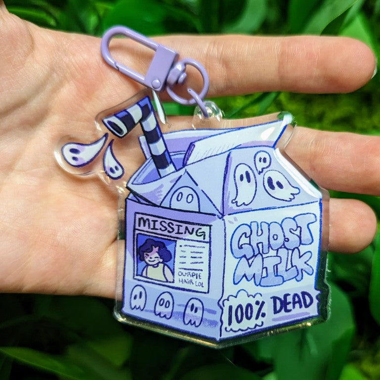 Milk Carton Keychains