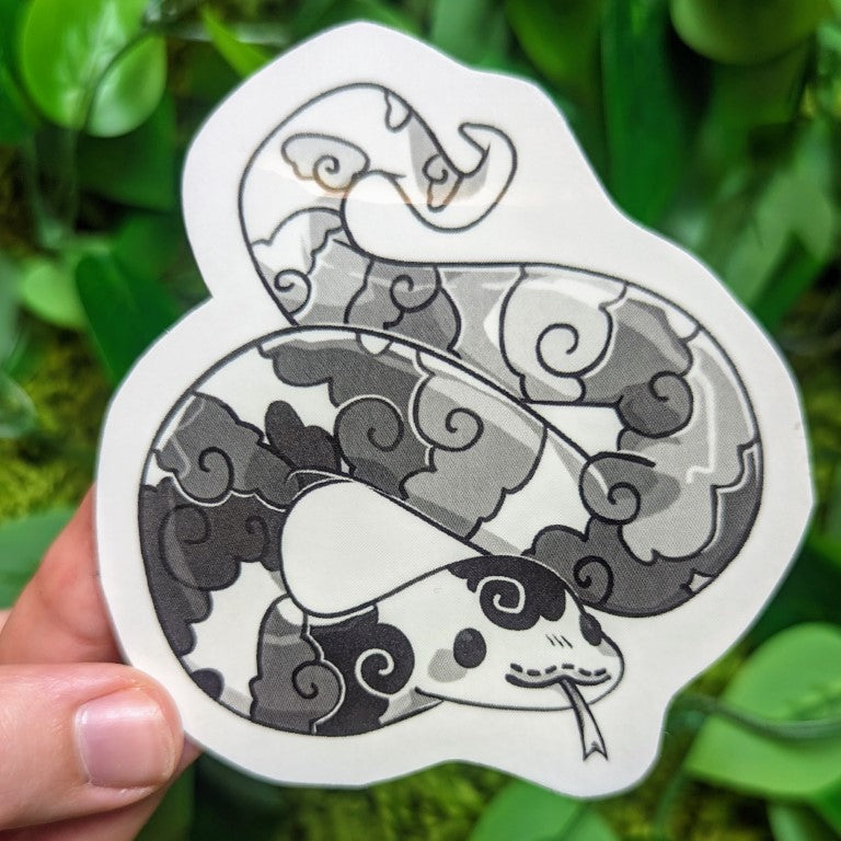 Black and White Tattoo Snake Temporary Tattoos