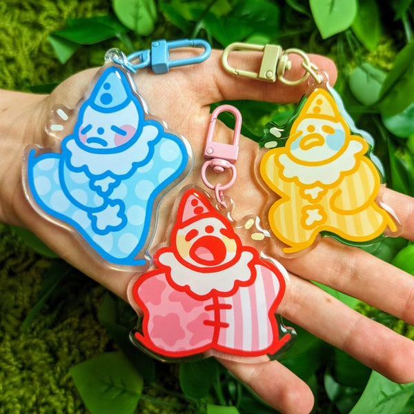 Cute Lil Clown Keychains | Milky Tomato