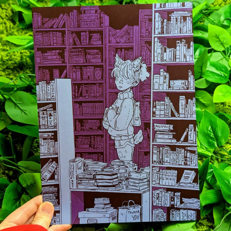 Bookstore Girl - 8.5x11 Prints