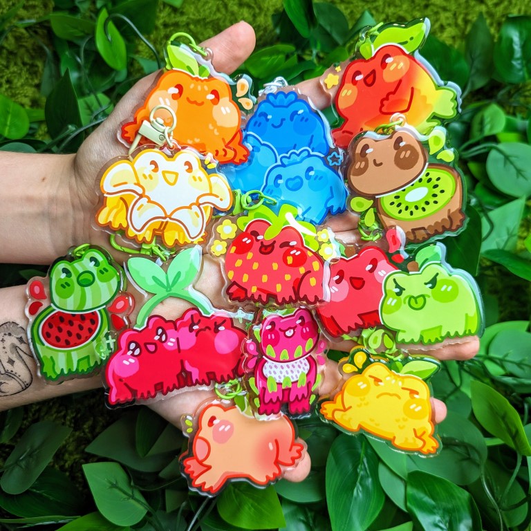 Fruit Frog Keychain Blind Bag – Milky Tomato