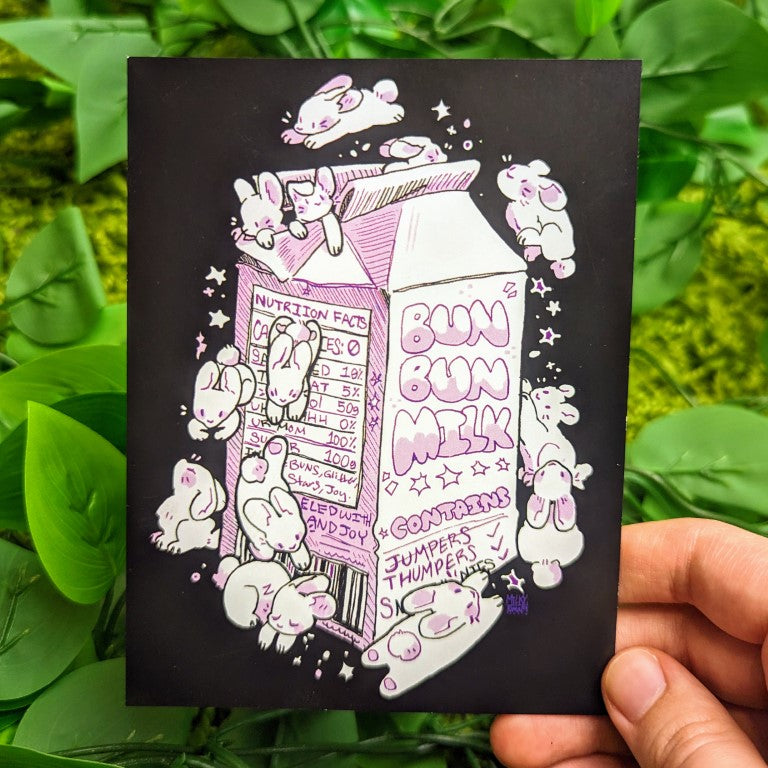 Bunny Milk Mini Print 4x5