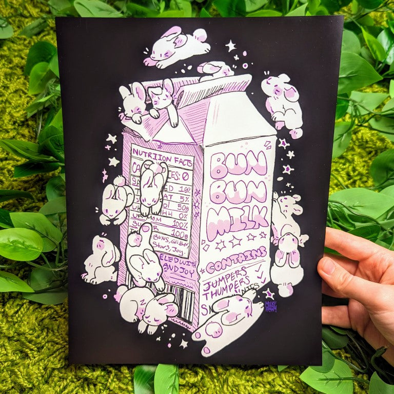 Bunny Milk - 8x10.5 Print