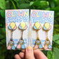 Dangling Clown Earrings