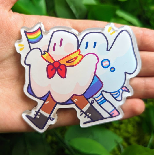 Pride Parade Ghost Magnet